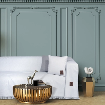 Ριχτάρι Polycotton Τριθέσιου 180x300εκ. Essential 3915 Λευκό Greenwich Polo Club