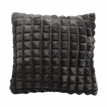 Διακοσμητική Μαξιλαροθήκη 40x40εκ. Polyester 1390 Dark Grey Das Home