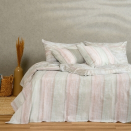 Σετ Σεντόνια Polycotton Υπέρδιπλα 235x270εκ. Fuji Pastel Casual Line Melinen 20004724