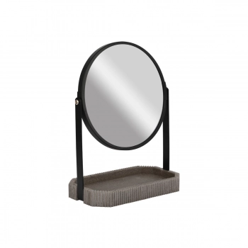 Καθρέπτης Επιτραπέζιος Ρητίνης 17,6x10x24εκ. Wire Estia 02-27834