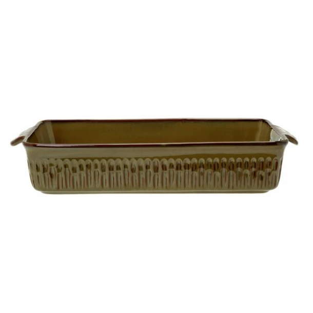 Πυρίμαχο Κεραμικό Cottage Dark 36x23x7εκ. Cryspo Trio 37.070.77