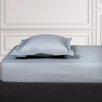 Σεντόνι Μεμονωμένο Polycotton King Με Λάστιχο 180x200+35εκ. Loft 2510 Γκρι Greenwich Polo Club