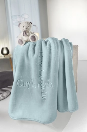 Κουβέρτα Soft Velvet Κούνιας 110x140εκ. Logo Indigo Guy Laroche