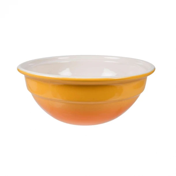 Σαλατιέρα-Μπωλ Μπουφέ Κεραμική Πυρίμαχη Κίτρινη Art Et Lumiere 31,5x13εκ. 09341