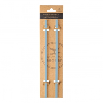 Ανταλλακτικό Καλαμάκι Σετ 2τμχ Straw Tumbler XL 900ml Sky Garden Estia 01-32258