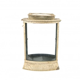 Φανάρι Μεταλλικό Κρεμ-Λαδί Art Et Lumiere 18x12x27,5εκ. 02065