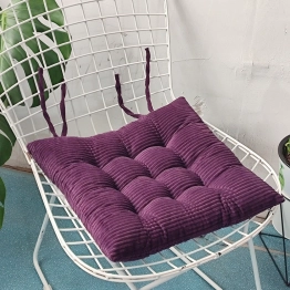 Μαξιλάρι Καρέκλας Polyester 40x40εκ. Cord Plum Melinen 20006649