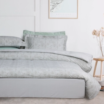 Σετ Σεντόνια Βαμβακερά Υπέρδιπλα 240x260εκ. Happy 9696 Grey Das Home