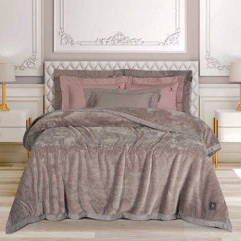 Κουβέρτα Βελουτέ Supersoft King 240x250εκ. Essential 3973 Dusty Lilac Greenwich Polo Club