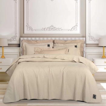 Κουβερλί Microfiber Μονό 160x240εκ. Essential 3495 Beige Greenwich Polo Club