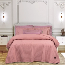 Κουβέρτα Βαμβακερή Πικέ Υπέρδιπλη 220x240εκ. Essential 3455 Ροδί Greenwich Polo Club