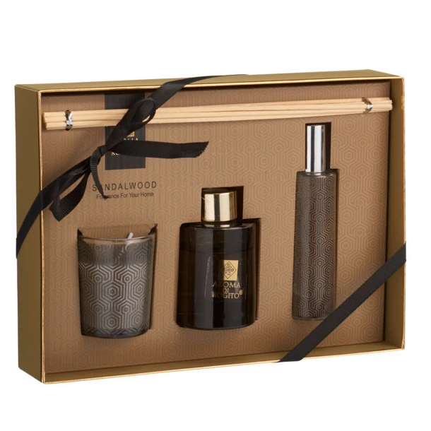 Σετ Αρωματικών Χώρου Sandalwood MRShome 0016002