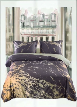 Σετ Παπλωματοθήκη Βαμβακοσατέν King 240x250εκ. Splash Makis Tselios