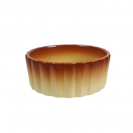 Πυρίμαχο Πορσελάνης Μπεζ-Καφέ Art Et Lumiere 20x8εκ. 09175