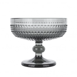 Σετ Μπωλ Παγωτού 6τμχ Γυάλινα Rando Smoke 300ml CRYSPO TRIO 52.404.23