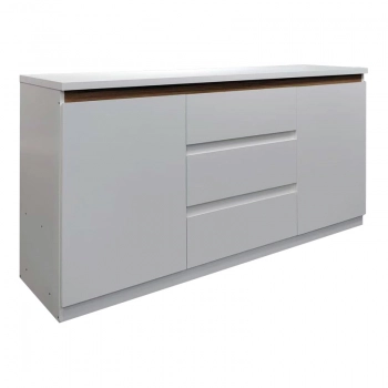 Μπουφές Chiemo pakoworld σε φυσική απόχρωση 160x40x93.6εκ