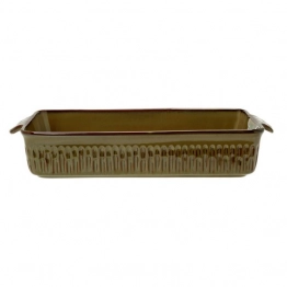 Πυρίμαχο Κεραμικό Cottage Dark 36x23x7εκ. Cryspo Trio 37.070.77