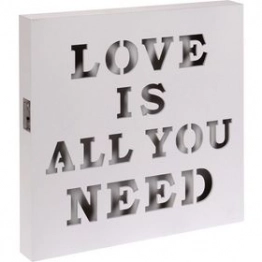 Πίνακας Ξύλινος Με Led 30x4x30εκ. 