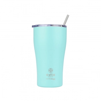 Θερμός-Ποτήρι Ανοξείδωτο Bermuda Green Save The Aegean Estia 500ml-9x16εκ. 01-23171