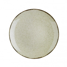 Πιάτο Ρηχό Φαγητού Πορσελάνης Μπεζ-Καφέ 27εκ. Cinnamon Kutahya Porselen KXCXE22724