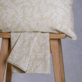 Σετ Σεντόνι Με 2 Μαξιλαροθήκες Βαμβακερό Υπέρδιπλο Με Λάστιχο 160x200+32εκ. Amy Beige Ultra Line Mini Melinen 20003492