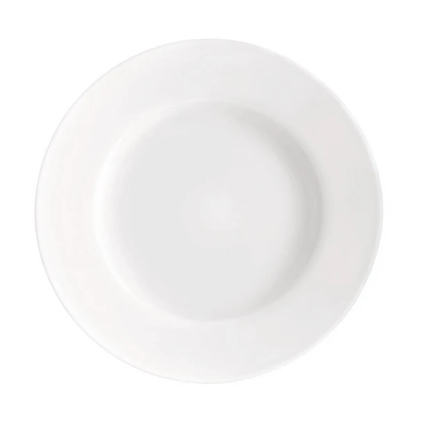 Πιάτο Βαθύ Φαγητού Γυάλινο Λευκό Φ24εκ.Toledo Bormioli Rocco BR01400811