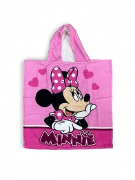 Πόντσο Παιδικό Microfiber 50x100εκ. Minnie 202 Pink Disney DimCol