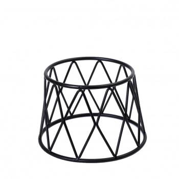 Βάση Στρογγυλή Μεταλλική Μαύρη 15-10x10εκ. ESPIEL HOT1507