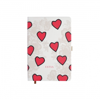 Ατζέντα 2026 Tender Lace 21,5x14,5x2,5εκ. Estia 00-37406