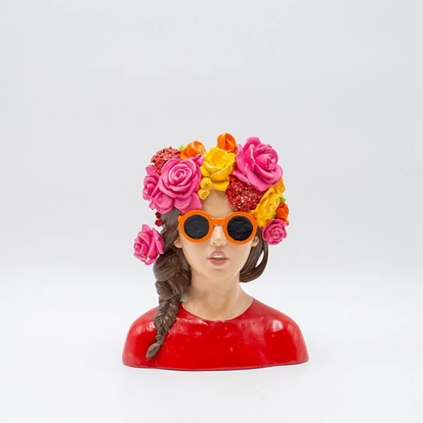 Διακοσμητική Επιτραπέζια Γυναικεία Φιγούρα Polyresin Multi 17x10x21εκ. ESTHETI 819-00825