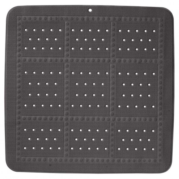 Ταπέτο Αντιολισθητικό Ντουζιέρας Pvc 55x55εκ. Unilux Anthracite Sealskin 315001213