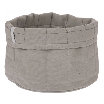 Καλάθι Υφασμάτινο Γκρι iliadis 24x15εκ. 93036