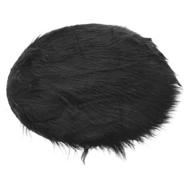 Σουπλά Συνθετική Γούνα Μαύρο 35εκ. iliadis 76074