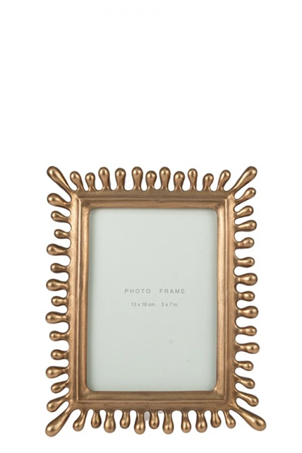 Κορνίζα Polyester Μπρονζέ 13x18εκ. Zen Collection 24.34.51072