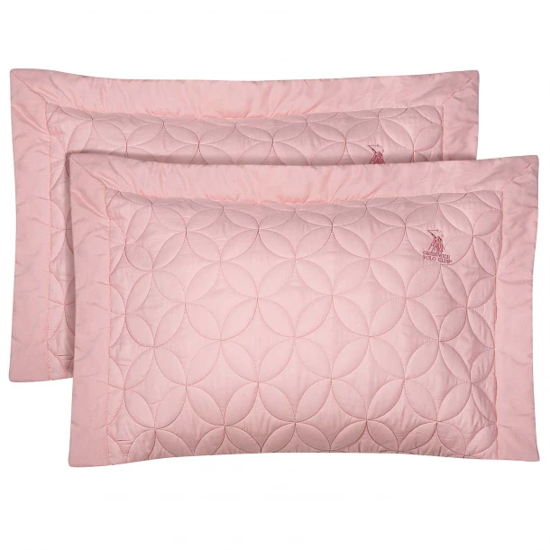 Ζεύγος Μαξιλαροθήκες Microfiber 50x70+8εκ. Classic 2359 Nude Greenwich Polo Club