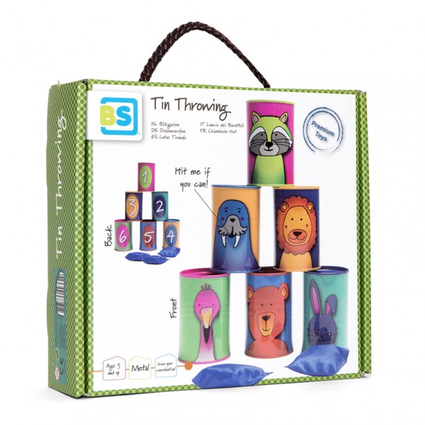 Τενεκεδάκια Ζωάκια Tin Throwing Bs Toys GA362
