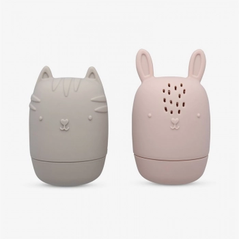 Σετ Παιχνίδια Μπάνιου Σιλικόνης Ροζ Minene 12313005650OS