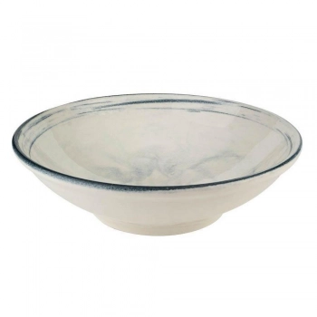 Σαλατιέρα Πορσελάνης Ιβουάρ-Μπλε Frame Kutahya Φ24εκ. KX890670OKK24