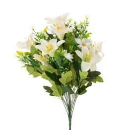 Μπουκέτο Με Λουλούδια Λευκό iliadis 45εκ. 85537