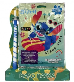 Λαμπάδα Τυχερή Σακούλα Lilo & Stitch Blue 29x40εκ. Bunny's 73-2311