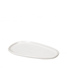 Πιατέλα Σερβιρίσματος Τρίγωνη Πορσελάνης Ιβουάρ Siders ESPIEL 31,8x20,5x2εκ. FUK121K2