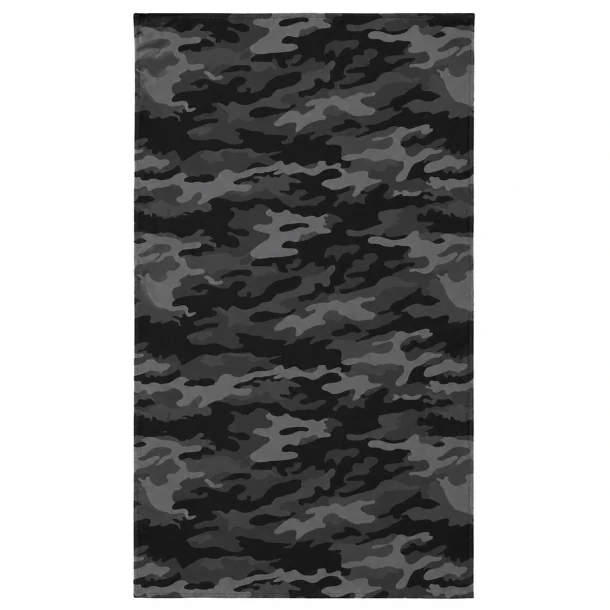 Πετσέτα Θαλάσσης Microfiber Με Τσαντάκι 90x180εκ. Dark Camo Estia 01-44626