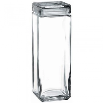 Βάζο Αποθήκευσης Γυάλινο Διάφανο ESPIEL 2500ml-10,8x10,8x31εκ. SP98666K1