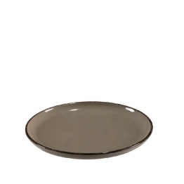 Πιάτο Ρηχό Φαγητού Stoneware Tuscany Brown ESPIEL 27x2,5εκ. ATA159K6