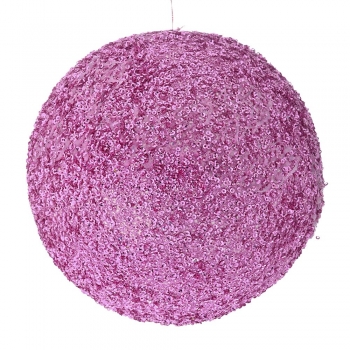Μπάλα Polyfoam Ροζ Glitter 20εκ. iliadis 83545