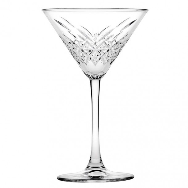 Ποτήρι Μαρτίνι Γυάλινο Διάφανο Timeless 230ml-11,6x17,2εκ. ESPIEL SP440176G4