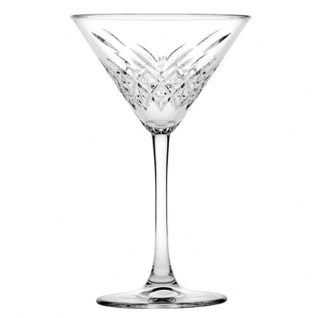 Ποτήρι Μαρτίνι Γυάλινο Διάφανο Timeless 230ml-11,6x17,2εκ. ESPIEL SP440176G4
