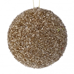 Χριστουγεννιάτικη Μπάλα Polyfoam Σαμπανί Glitter 12εκ. iliadis 83520