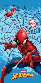 Πετσέτα Θαλάσσης Παιδική Quick Dry Microfiber 70x140εκ. Marvel Spiderman 549 Sky Blue Dimcol