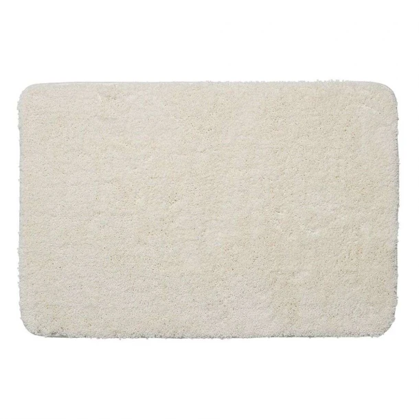 Ταπέτο Μπάνιου Αντιολισθητικό Polyester 60x90εκ. Angora Off-White Sealskin 800120